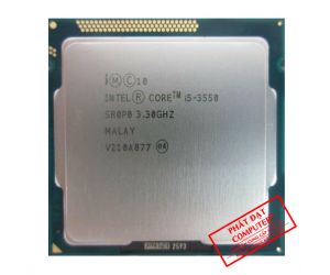 CPU SK 1155 Intel Core i5-3550 Tray (3.3GHz up to 3.7GHz, 4 nhân, 4 luồng, 6MB, 77W)