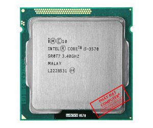 CPU SK 1155 Intel Core i5-3570 Tray (3.4GHz up to 3.8GHz, 4 nhân, 4 luồng, 6MB Cache, 77W)