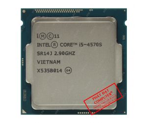 CPU SK 1150 Intel Core i5-4570s Tray (2.9GHz up to 3.6GHz, 4 nhân, 4 luồng, 6MB, 65W)