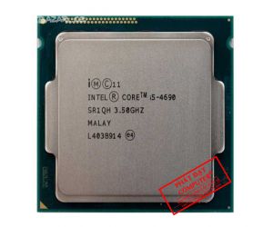 CPU SK 1150 Intel Core i5-4690 Tray (3.5GHz up to 3.9GHz, 4 nhân, 4 luồng, 6MB, 84W)(THAY THẾ CHO 4670 TẠM HẾT)