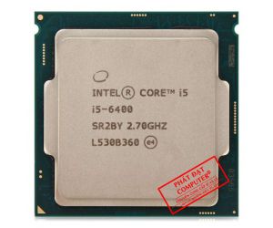 CPU SK 1151v1 Intel Core i5-6400 Tray (2.7GHz up to 3.3GHz, 4 nhân, 4 luồng, 6MB, 65W)
