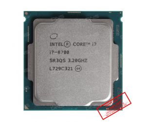 CPU SK 1151v2 Intel Core i7-8700 Tray (3.2GHz up to 4.6GHz, 6 nhân, 12 luồng, 12MB, 65W)