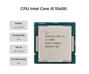 CPU SK 1200 v1 Intel Core i5-10400 Tray New FV