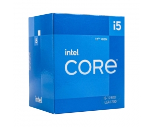 CPU SK 1700 v1 Intel Core i5-12400 Box Chính hãng (2.5GHz up to 4.4GHz, 6 nhân, 12 luồng, 18MB, 65W)