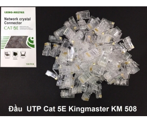 Đầu mạng RJ45 KINGMASTER CAT5 KM508 (100c)