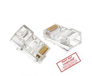 Đầu mạng RJ45 SUPER LINK CAT6 (100c/túi) - LOGO