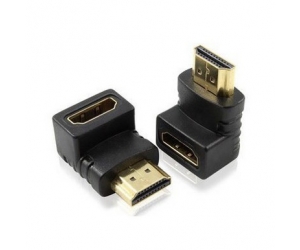 Đầu nối HDMI góc chữ L hướng xuống (Đầu nối dài góc vuông, HDMI đực sang HDMI cái) (Mua số lượng liên hệ NVKD để được giá tốt)