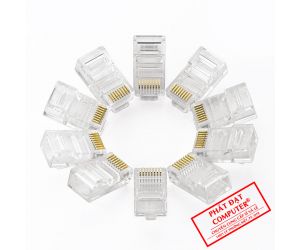 Đầu mạng RJ45 Nhựa loại tốt CAT5 (100c)