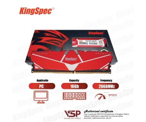 DDR4 PC 16G/2666 KINGSPEC New Chính hãng (Box)