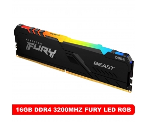 DDR4 PC 16G/3200 KINGSTON FURY Beast LED RGB Công Ty (Box) (ĐTĐA)