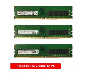 DDR4 PC 32G/2666 HYNIX/SAMSUNG/MICRON/KINGSTON... Tháo máy bộ (Box)