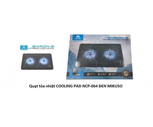 Đế tản nhiệt Laptop Cooling Pad NCP-064 Đen - Mikuso FV