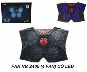 Đế tản nhiệt Laptop Cooling Pad S900 - 2 FAN LED RGB FV
