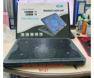 Đế tản nhiệt Laptop N137 5FAN