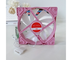 Fan case 12cm COOLMOON K8 LED Pink