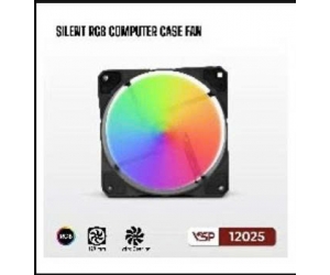 Fan case 12cm VSP 12025 LED Black FV