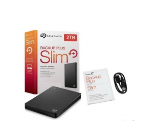 HDD Box SEAGATE 2TB BACKUP SlimPlus 2.5” USB 3.0