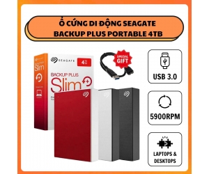 HDD Box SEAGATE 4TB BACKUP Plus Slim 2.5” USB 3.0