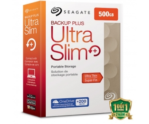 HDD Box SEAGATE 500GB BACKUP Plus Ultra Slim 2.5” USB