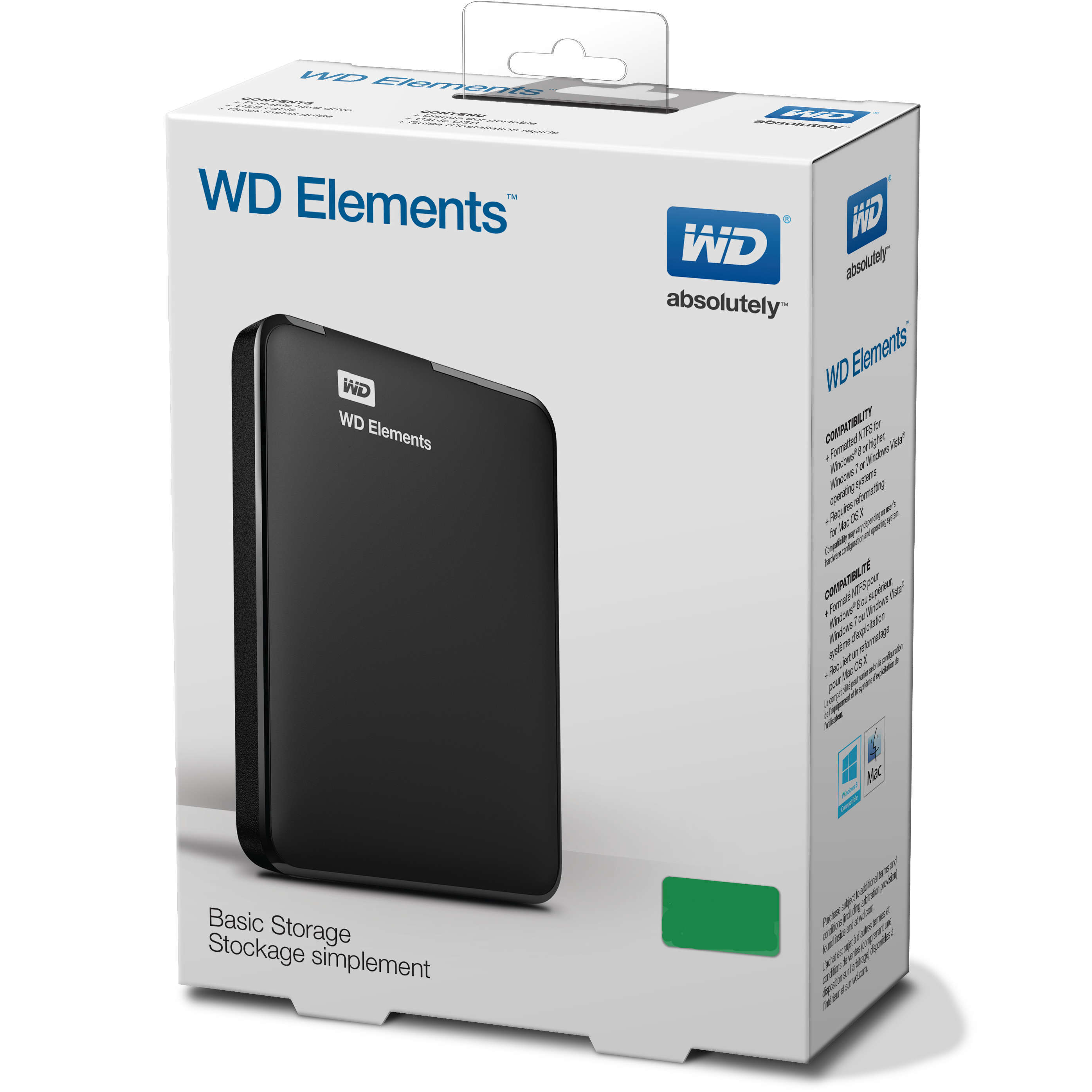 HDD Box WD ELEMENTS 1TB 2.5” USB 3.0 chính hãng - Vi Tính Phát Đạt