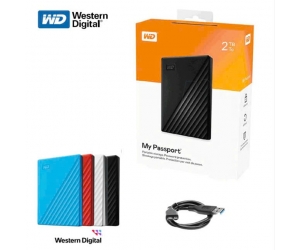 HDD Box WD MY PASSPORT 2TB 2.5” USB 3.0 (Mẫu mới)