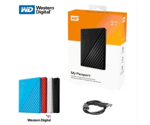 HDD Box WD MY PASSPORT 2TB 2.5” USB 3.0 (MẪU MỚI)