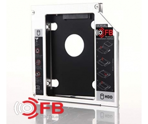 HDD CaddyBay FB-Link 2.5” Sata 12.7mm (Chuyển ổ CD Laptop ra HDD)