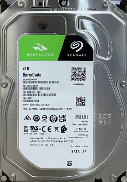 HDD PC SEAGATE 2T BARRACUDA Chính hãng (7200 RPM) - Vi Tính Phát