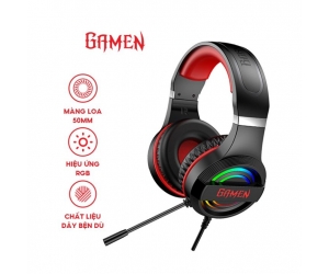 Headphone GAMEN GH1100PRO LED Box (2 Jack cắm 3.5mm)