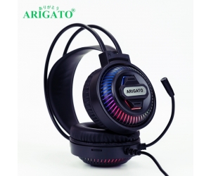 Headphone Gaming Arigato USB 7.1 Black FV