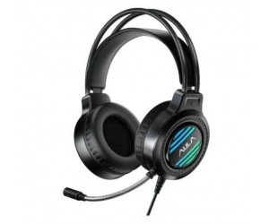 Headphone Gaming AULA S606 Black LED FV (2 Jack 3.5mm + USB)