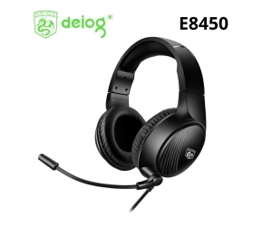 Headphone Gaming Deiog E8450 (2 Jack 3.5mm TRS Audio-Mic)