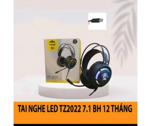 Headphone TZ2022 led 7.1 LED Box Công ty (1 Jack USB) BH 12TH