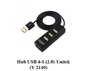 Hub USB 2.0 4 port UNITEK Y-2140 Chính hãng