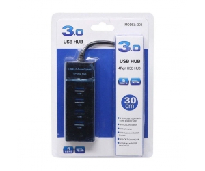Hub USB 3.0 4 port (Dây dài 27cm)