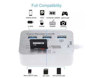 HUB USB 3.0/3.1 + CARD READER