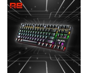 Keyboard BAJEAL K200 TKL (Phím cơ, 87 key, Blue Switch, 10 chế độ Led)