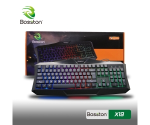 Keyboard BOSSTON X19 LED USB Chính hãng