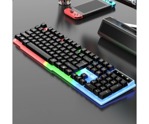 Keyboard Deiog DY-K707 Black Chính hãng (Giả cơ, Led rainbow)