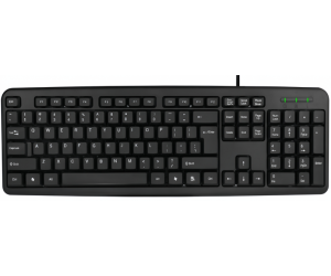 Keyboard JEDEL K11 Black Chính hãng (104 key, chống nước, dây dài 1.35m) 