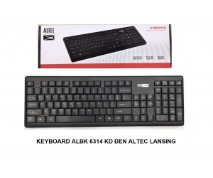 Keyboard ko dây ALTEC LANSING ALBK 6314 Black
