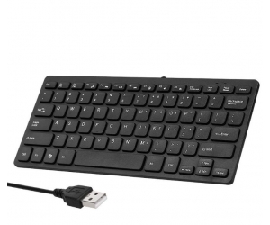 Keyboard mini K-1000 Đen USB 