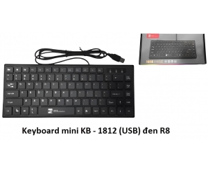 Keyboard MINI KB-1812 R8 (USB)