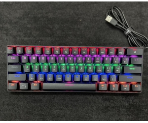 Keyboard Bluetooth RAINBOW GEAR K61 TKL Wired/BT5.0 (Phím cơ, Blue Switch, 61 key, 18 chế độ Led)