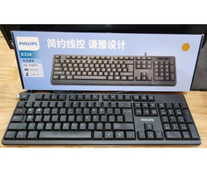 Keyboard PHILIPS K334 USB Công ty (Phím văn phòng)