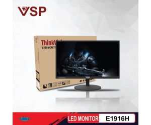 LCD 18.5'' VSP E1916H Chính hãng (TN - VGA, HDMI, 1440 x900, 60Hz) + Tặng Webcam