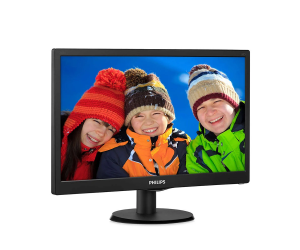 LCD 19.5'' PHILIPS 203V5LHSB2 Chính hãng (TN - VGA, HDMI, 1600x900, 60Hz, Kèm cáp HDMI, Treo tường)