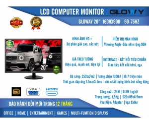 LCD 20' GLOWAY GW20 Chính hãng (LED - VGA, HDMI, 1600x900, 60Hz, Kèm cáp HDMI)
