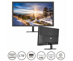 LCD 23.6” CLIMAX CL-236WHA Chính hãng (LED - VGA, HDMI, 1920x1080, 75Hz) 