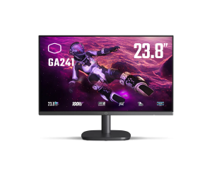 LCD 23.8' COOLER MASTER GA241 Chính hãng (VA - VGA, HDMI, 1920x1080, 100Hz, 3 cạnh viền mỏng, Kèm cáp HDMI, Treo tường)